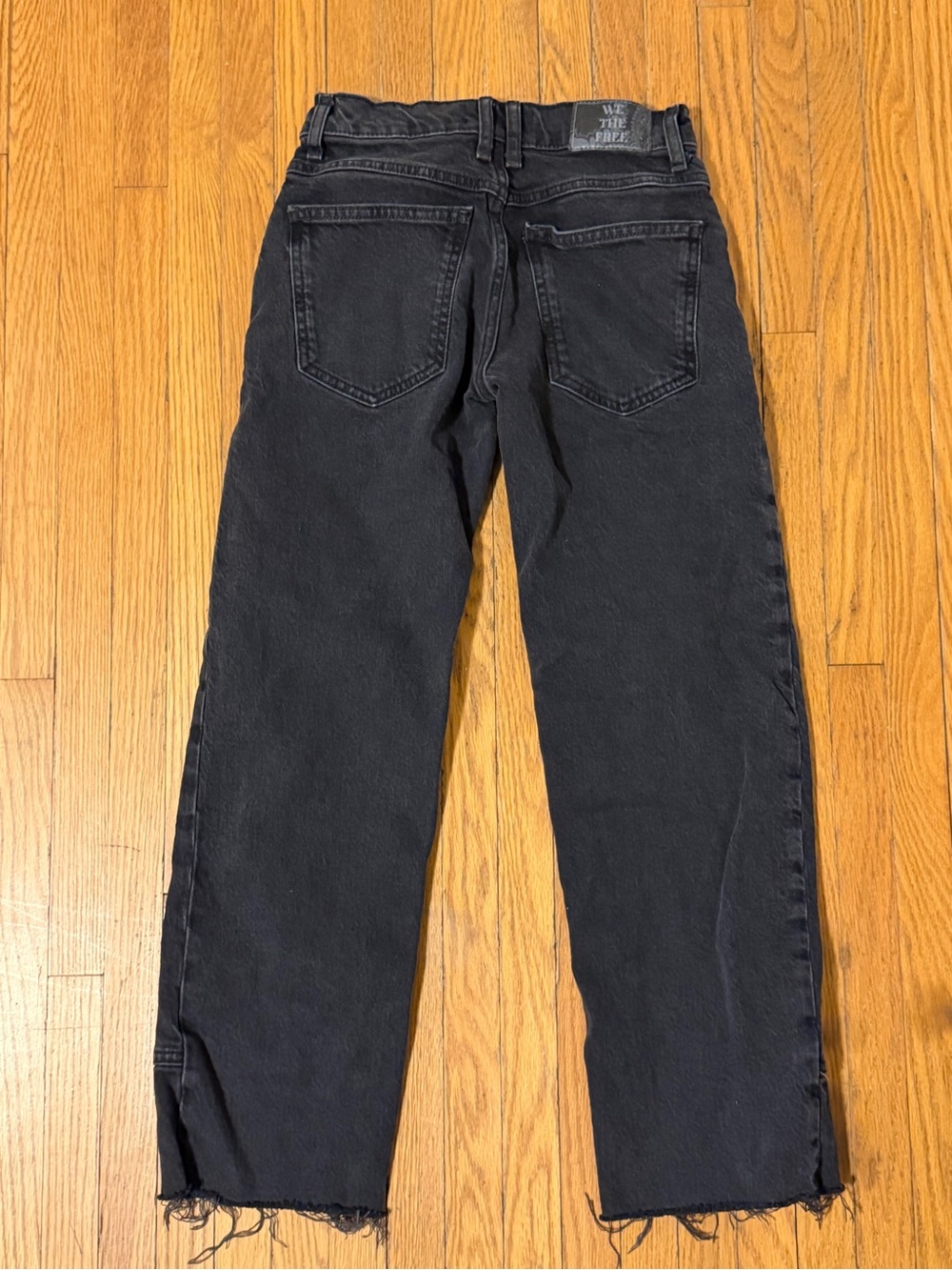 We The Free Risk Taker High Rise Straight Black Jeans - Women’s 24 - Picture 4 of 12